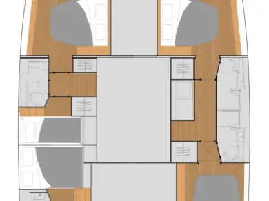Pronajmout Katamarán se skipperem či ne Fountaine Pajot v Fethiye