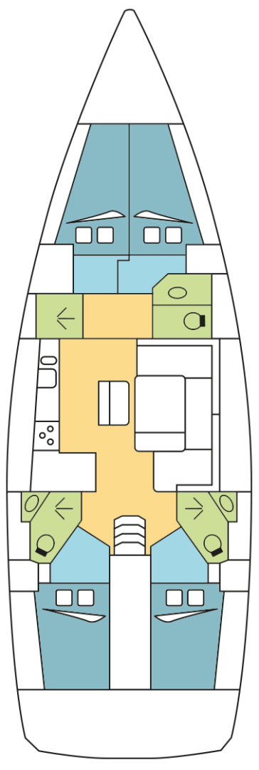 Pronájem Plachetnice v Praslin Island -Bavaria Cruiser 46