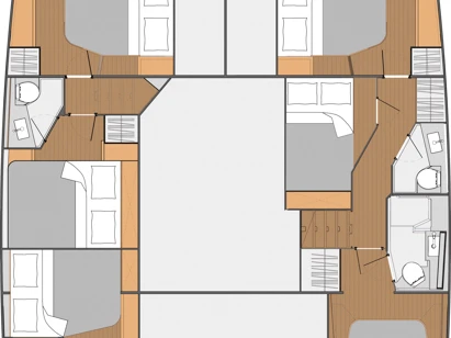 Pronájem Katamarán v Eden Island -Fountaine Pajot Saba 50