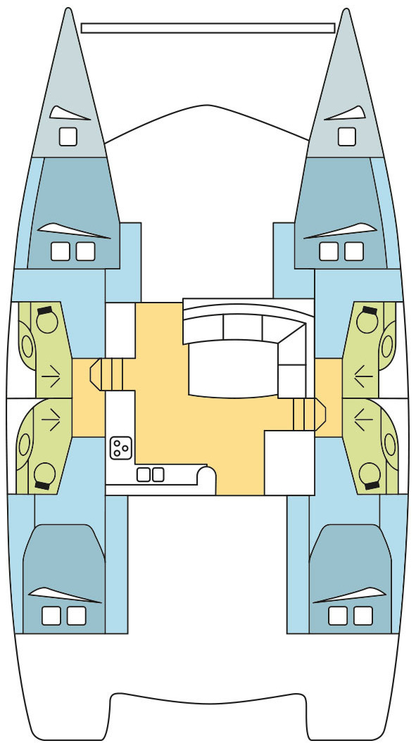 Pronajmout Katamarán se skipperem či ne Leopard Catamarans / Robertson & Caine v Tribunj
