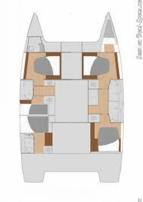 Pronájem Katamarán Fountaine Pajot s licencí