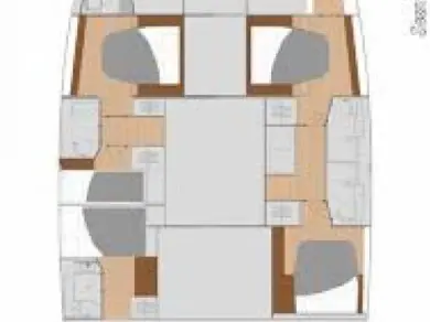 Pronájem Katamarán Fountaine Pajot s licencí