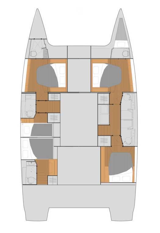 Pronájem lodi Fountaine Pajot Tanna 47 v Biograd Na Moru na Samboatu