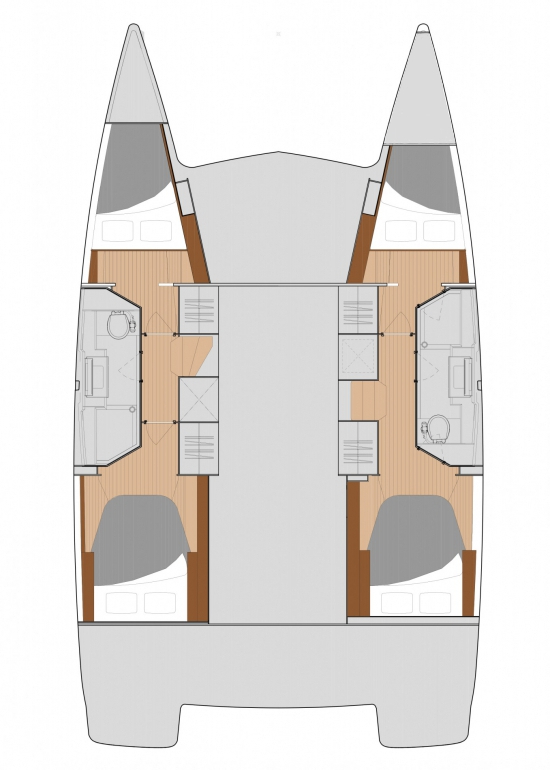 Pronájem Katamarán Fountaine Pajot s licencí