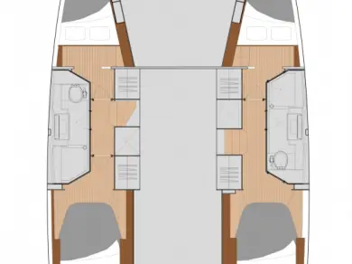 Pronájem Katamarán Fountaine Pajot s licencí