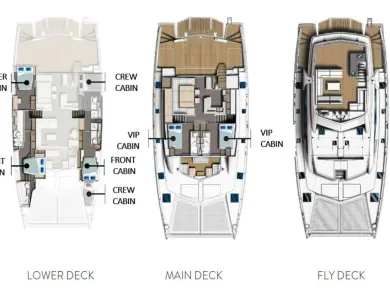 Pronájem Katamarán Leopard Catamarans / Robertson & Caine s licencí