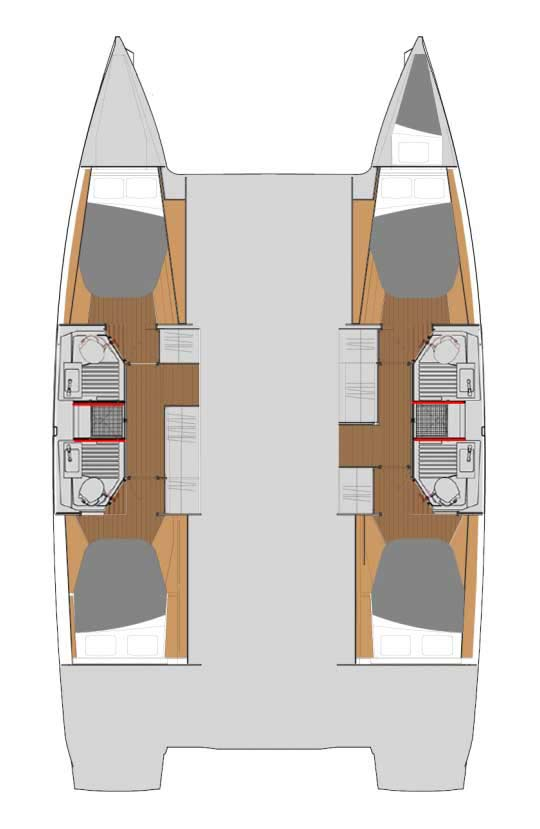 Pronájem jachty v Lefkáda -Fountaine Pajot Astrea 42 na Samboatu