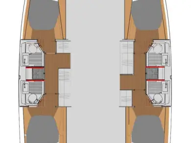 Pronájem jachty v Lefkáda -Fountaine Pajot Astrea 42 na Samboatu