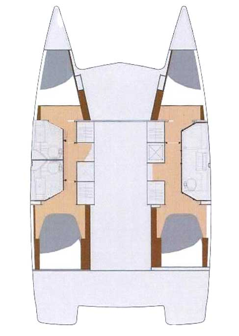 Pronájem Katamarán Fountaine Pajot s licencí