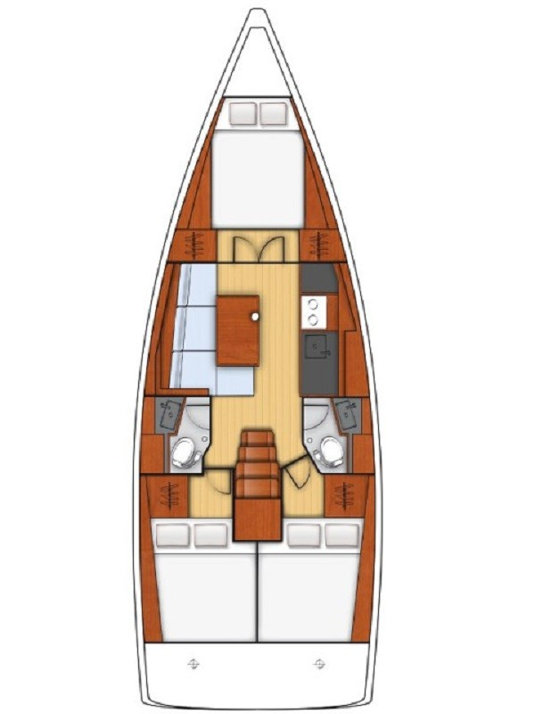 Pronájem jachty v Split -Bénéteau Oceanis 38.1 na Samboatu