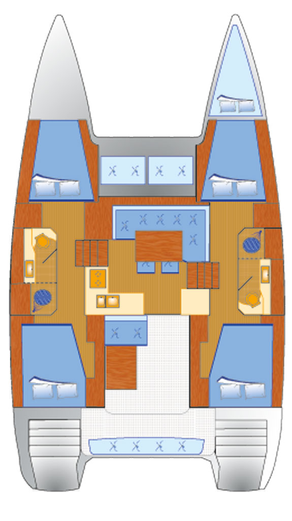 Pronajmout si Lagoon Lagoon 40 v Rogoznica