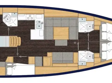 Pronájem lodi Split lákavé ceny Bavaria C50