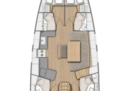 Pronajmout si Bénéteau Oceanis 46.1 v Cala d'Or