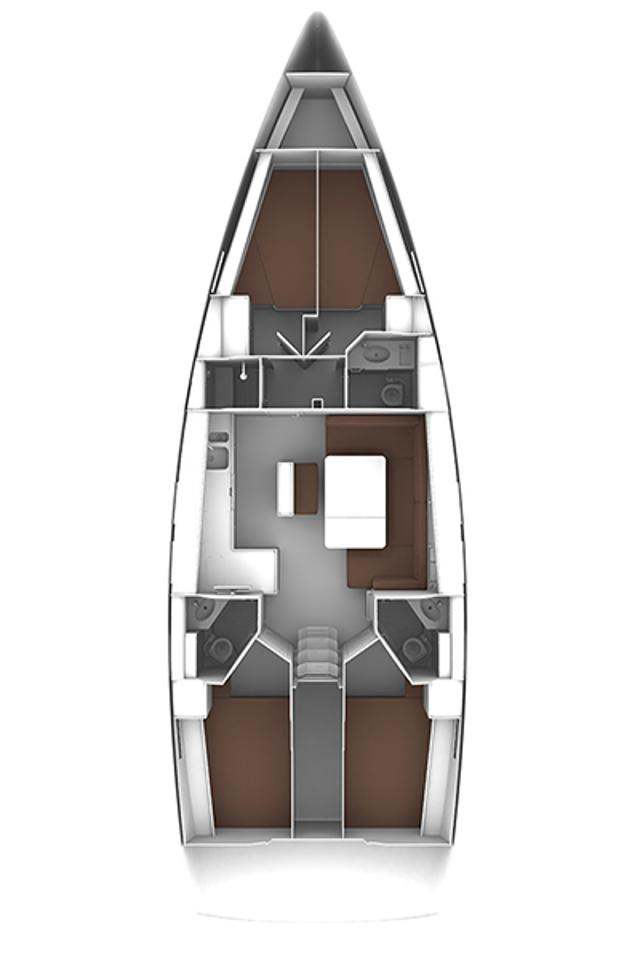 Bavaria Cruiser 46 jednotlivci a charterové společnosti v Biograd Na Moru
