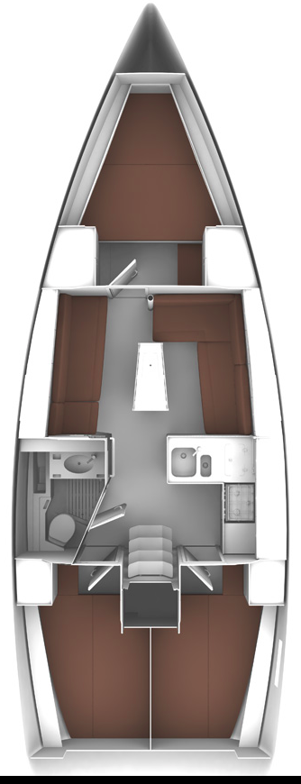 Bavaria Cruiser 37 jednotlivci a charterové společnosti v Pula
