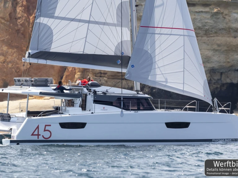 Pronájem Katamarán Fountaine Pajot s licencí