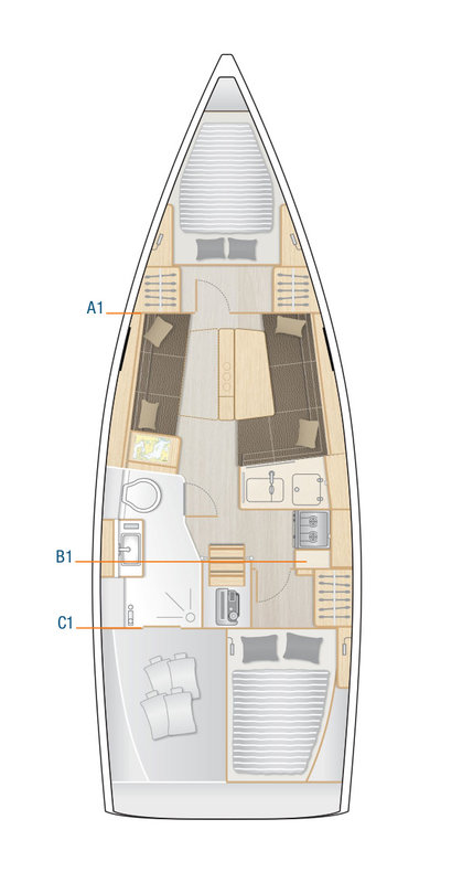 Pronajmout si Hanse Hanse 348 v Heiligenhafen