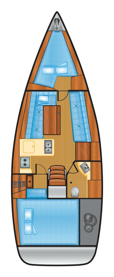 Pronájem Plachetnice v Flensburg -Bénéteau Oceanis 31
