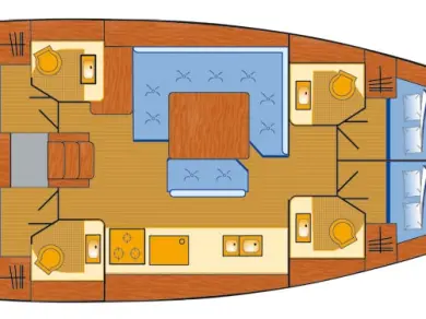 Pronájem jachty v Palma de Mallorca -Jeanneau Sun Odyssey 479 na Samboatu