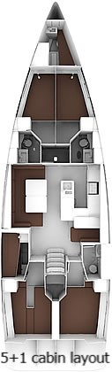 Pronájem lodi Split lákavé ceny Cruiser 56