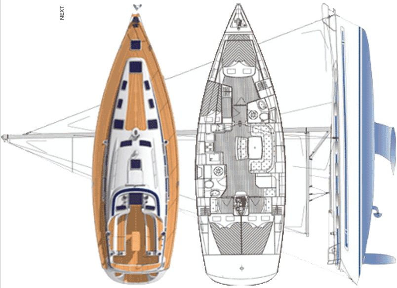 Pronájem Plachetnice v Lefkáda -Bavaria Cruiser 46