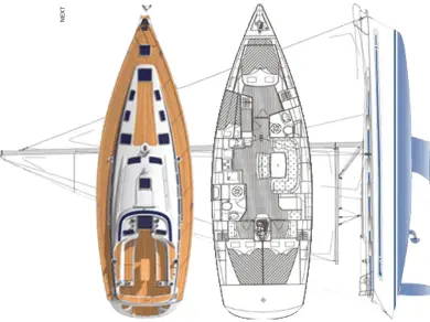 Pronájem Plachetnice v Lefkáda -Bavaria Cruiser 46