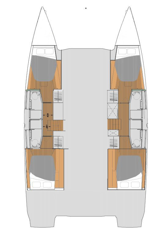Pronájem Katamarán Fountaine Pajot s licencí