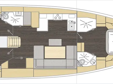 Pronájem lodi Bavaria Bavaria C46 v Fethiye na Samboatu