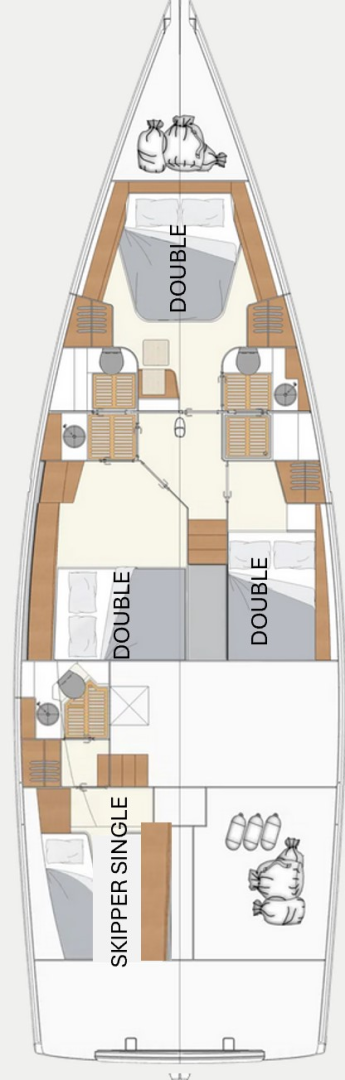 Pronájem lodi Hanse Moody 54 DS v Gouvia na Samboatu