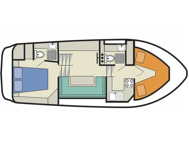 Le Boat Countess jednotlivci a charterové společnosti v Saint-Gilles du Gard